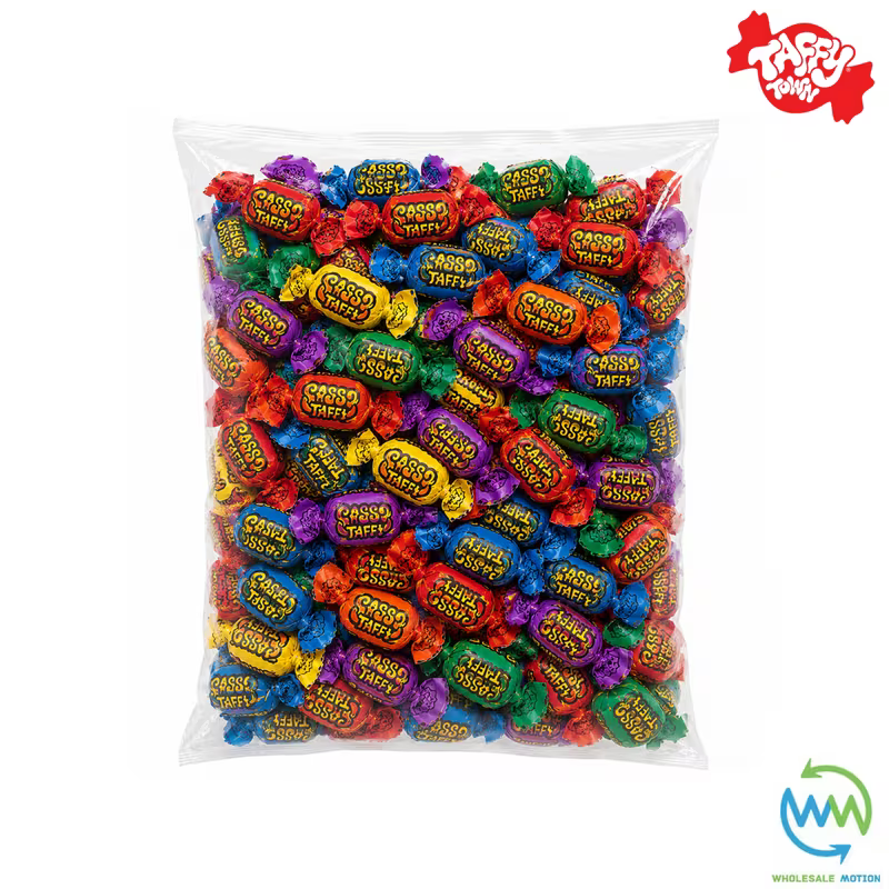 SASSY TAFFY SALT WATER TAFFY Sweets SOFT CANDY Taffies SWEET Chewy Retro Party INDIVIDUALLY WRAPPED Fruity SWEET Candy Gummy Jelly GUMMIES Jellies Snack Fruit Taffies Toffees