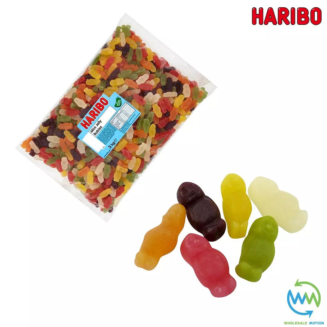 3KG BULK BAG - HARIBO MINI JELLY BABIES Sweets GUMMY Candy WEDDING Favours GIFT Bear PICK N MIX Candies Snack Gummies Jelly Jellies Retro