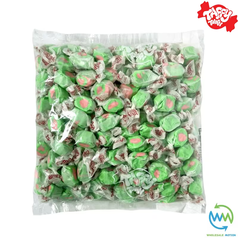 WATERMELON SALT WATER TAFFY Sweets SOFT CANDY Taffies SWEET Chewy Retro Party INDIVIDUALLY WRAPPED Fruity SWEET Candy Gummy Jelly Gummies Jellies Snack Fruit Taffies Toffees