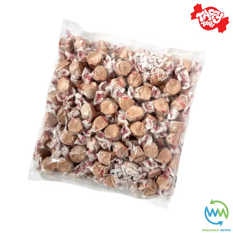 CHERRY COLA SALT WATER TAFFY Sweets SOFT CANDY Taffies SWEET Chewy Retro Party INDIVIDUALLY WRAPPED Fruity SWEET Candy Gummy Jelly GUMMIES Jellies Snack Fruit Taffies Toffees