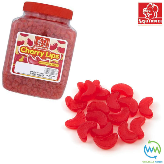 CHERRY RED LIPS Sweets SCENTED Candy FLORAL Gummy JELLY Squirrell PICK N MIX NEW Retro Candies Gummies Jellies Snack
