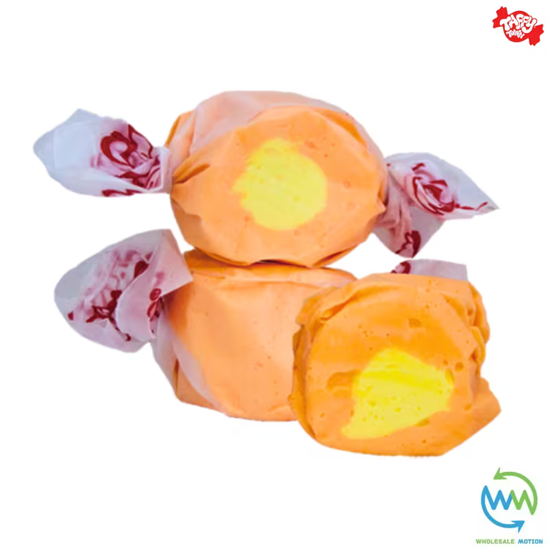 MANGO SALT WATER TAFFY Sweets SOFT CANDY Taffies SWEET Chewy Retro Party WRAPPED Fruity SWEET Candy Gummy Jelly Snack Fruit Taffies Toffees Gummies Jellies