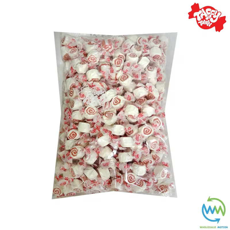 RED VELVET SALT WATER TAFFY Sweets SOFT CANDY Taffies SWEET Chewy Retro Party INDIVIDUALLY WRAPPED Fruity SWEET Candy Gummy Jelly GUMMIES Jellies Snack Fruit Taffies Toffees