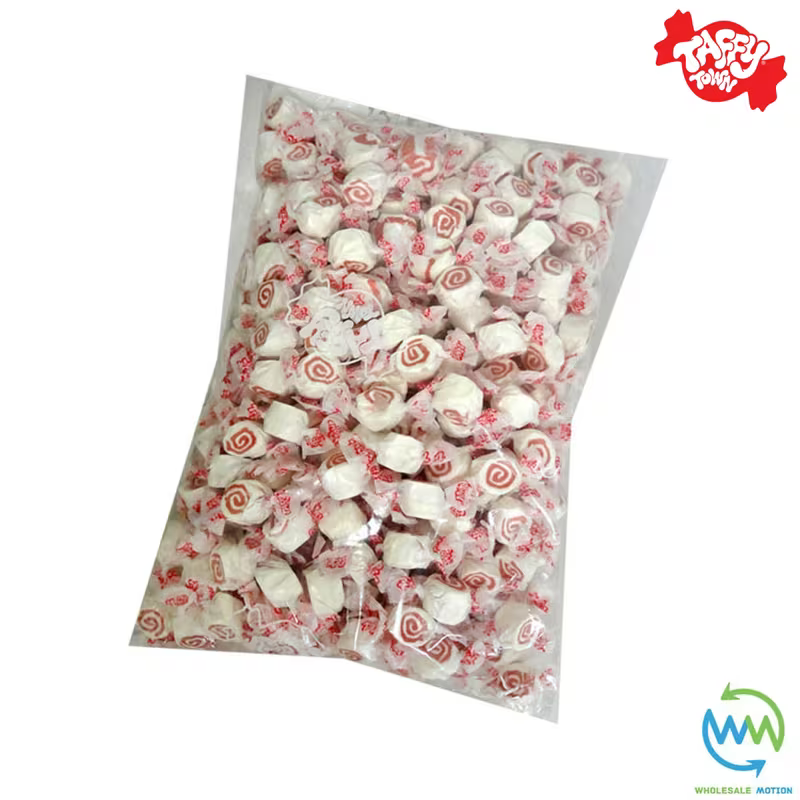 RED VELVET SALT WATER TAFFY Sweets SOFT CANDY Taffies SWEET Chewy Retro Party INDIVIDUALLY WRAPPED Fruity SWEET Candy Gummy Jelly GUMMIES Jellies Snack Fruit Taffies Toffees