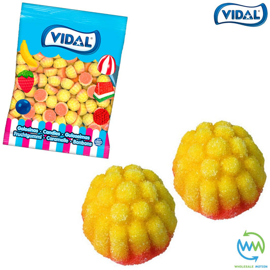 FIZZY CARAMEL KISSES Sweets GUMMY Candy Jelly Kiss Fruity GUMMIES Vidal PICK N MIX Jellies Snack Multicoloured