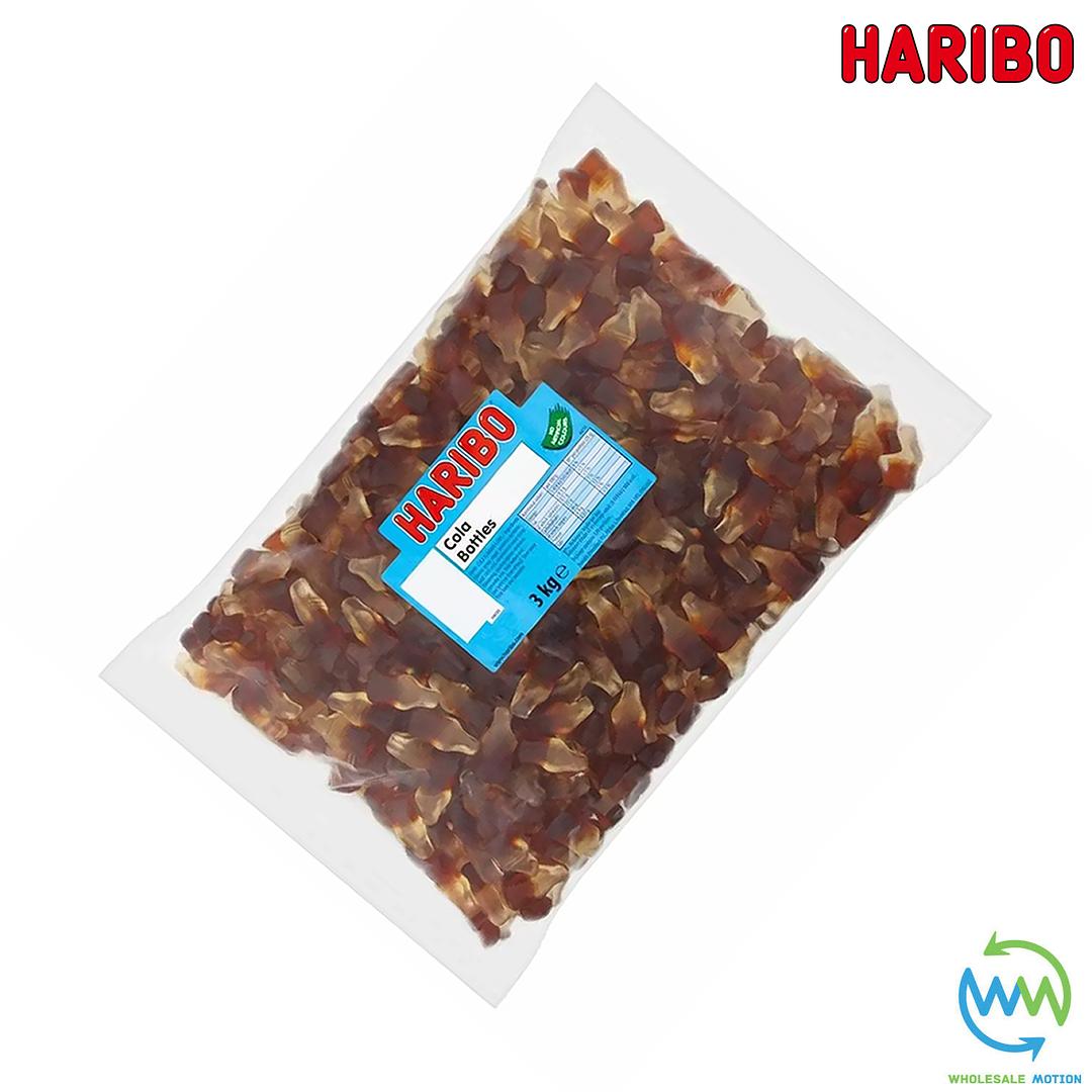 3KG BULK BAG - HARIBO COLA BOTTLES Sweets RETRO Candy WEDDING Favours GIFT Bottle PICK N MIX