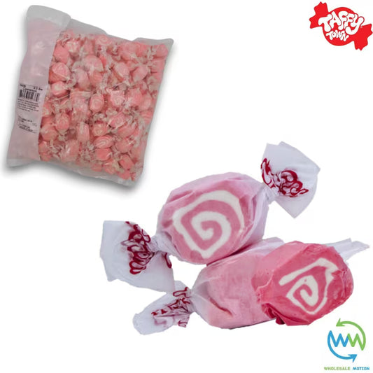 CINNAMON SALT WATER TAFFY Sweets SOFT CANDY Taffies SWEET Chewy Retro Party WRAPPED Fruity SWEET Candy Gummy Jelly Snack Fruit Taffies Toffees Gummies Jellies GIFT Snack TREAT Wedding Favour Party