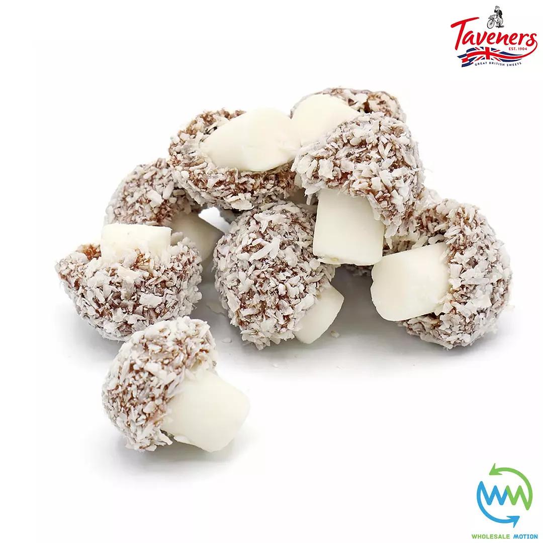 COCONUT MUSHROOMS Sweets CANDY Retro CHEWY TRADITIONAL Taveners PICK N MIX Treat Candies Snack Gummy Gummies Jelly Jellies