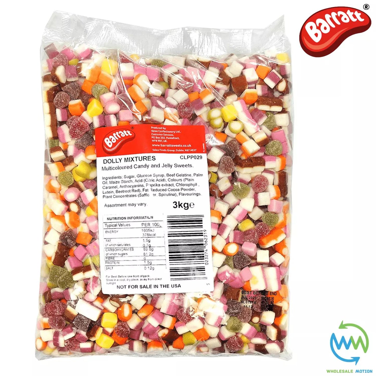 BARRATT DOLLY MIXTURE Sweets RETRO JELLY CANDY Treats Snack GIFT PICK N MIX UK Gummies Jellies Candies Sealed
