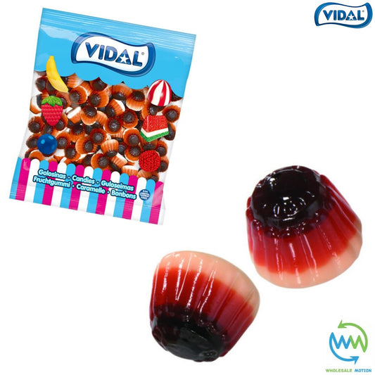 JELLY CREAM CARAMELS Sweets GUMMY Candy CARAMEL & VANILLA Jellies GUMMIES Vidal PICK N MIX WEDDING GIFT Snack Treat Party Bag Filler Favour