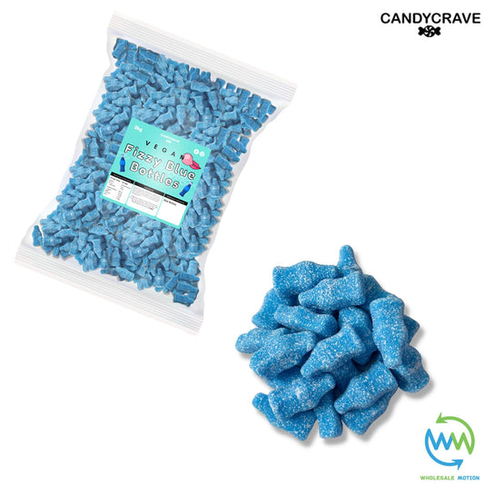 FIZZY BLUE BOTTLES Sweets GUMMY Candy Jelly CANDYCRAVE Gummies PICK N MIX UK Snack Bonbon Sugar