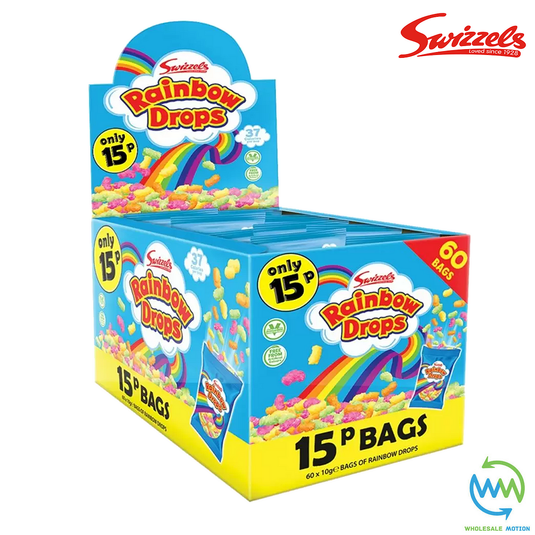 SWIZZELS Rainbow DROPS Mini Bag WEDDING Sweets Retro Party 10g Portion SWEET