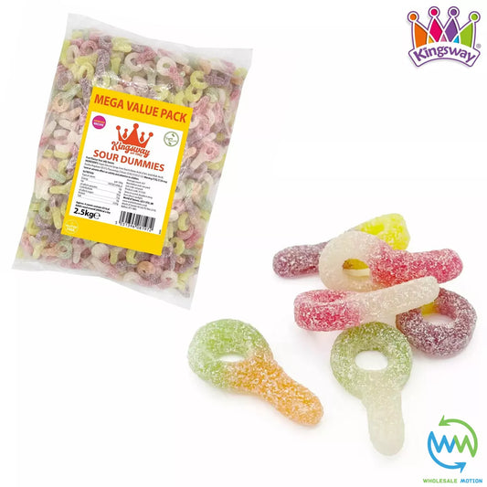 Kingsway Mega Value Vegan Sour Dummies 2.5kg