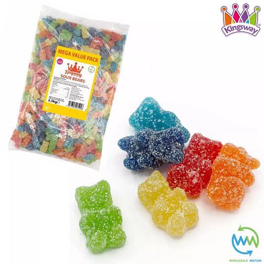 Kingsway Vegan Mega Value Sour Bears 2.5kg