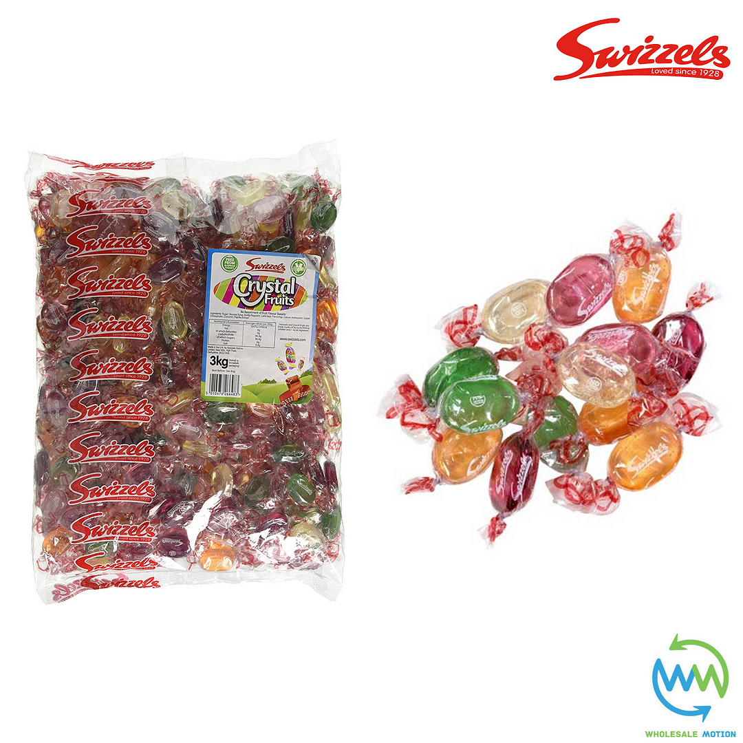 Swizzels CRYSTAL FRUIT Sweets INDIVIDUAL WRAPPED 7g Retro CANDY Kids Party