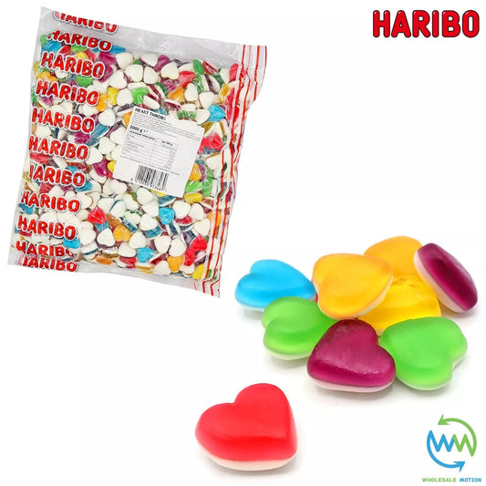 HARIBO MULTICOLOURED HEART THROBS Sweets VALENTINES DAY Candy WEDDING PICK N MIX