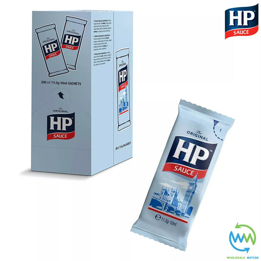 HP BROWN SAUCE Sachets 11.5g 10ml HEINZ Individual ORIGINAL Single Portion UK