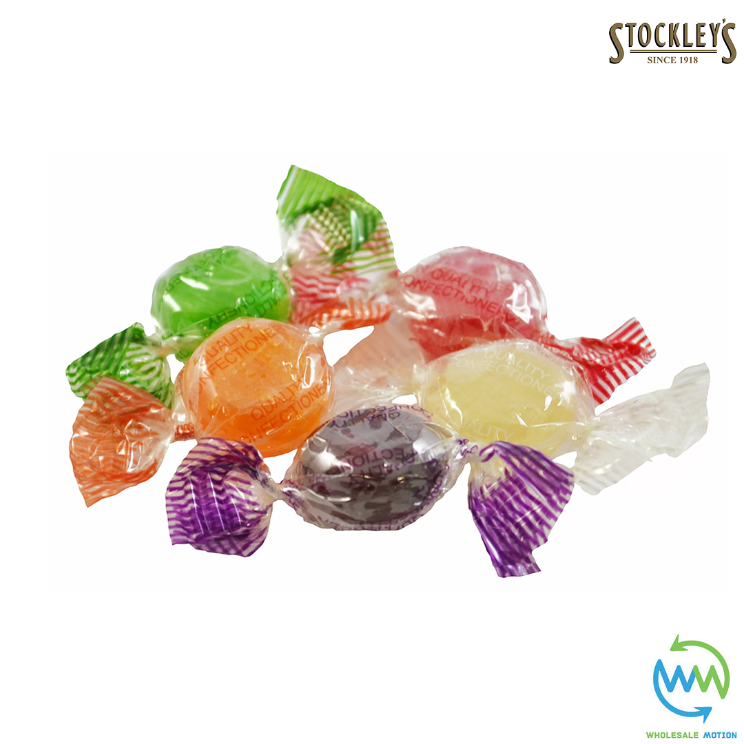 FRUIT DROPS Stockleys INDIVIDUAL Wrapped SWEETS Portion FRUITY FLAVOURED UK