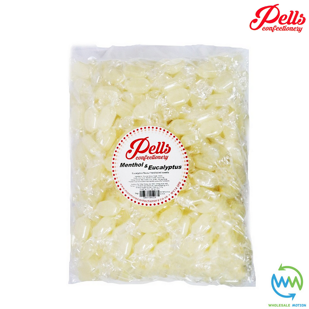 Pells MENTHOL & EUCALYPTUS Sweets INDIVIDUAL WRAPPED Retro CANDY Kids ...