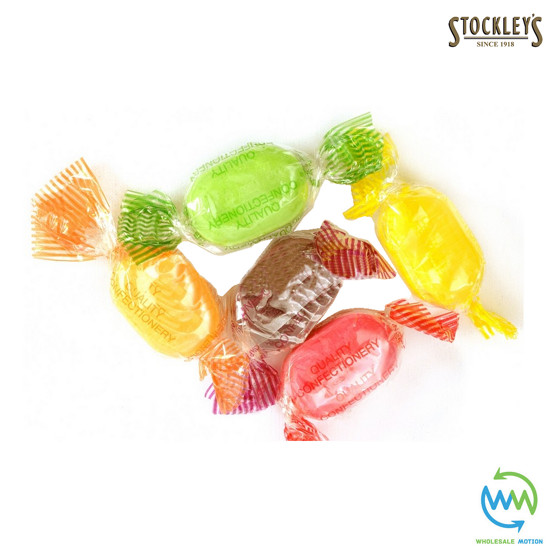 SHERBET FRUITS Stockleys INDIVIDUAL Wrapped SWEETS Fruit Flavours Portion UK