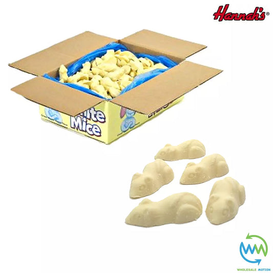 Hannah's WHITE MICE Chocolate PICK N MIX Novelty Party Bag Fillers UK Cream Milk Wedding Gift Candy Treat