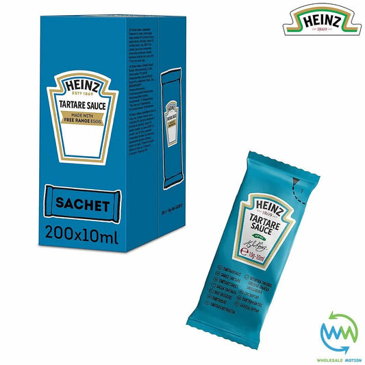 HEINZ TARTARE SAUCE Sachets 10g 10ml PACKS Individual Single Portion SACHET Fish