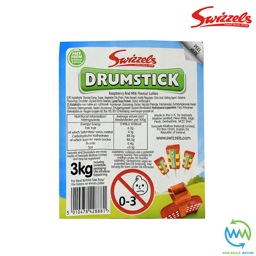 Swizzles DRUMSTICK Lollies Individual Wrapped SWEETS CHEW Retro CANDY UK Lolly