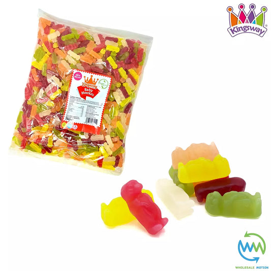 Kingsway GUMMY BABY MEERKATS Sweets CANDY Gummies CANDIES Jellies FRUITY Jelly PARTY Snack PICK N MIX NEW UK