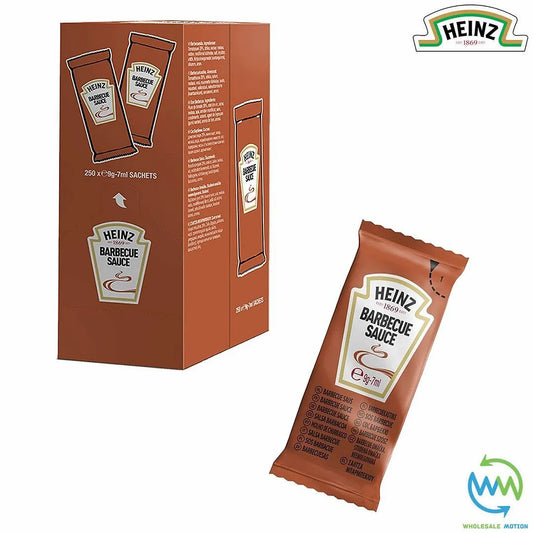 HEINZ BBQ SAUCE Sachets 9g 7ml BARBECUE Classic INDIVIDUAL Single Portion SACHET