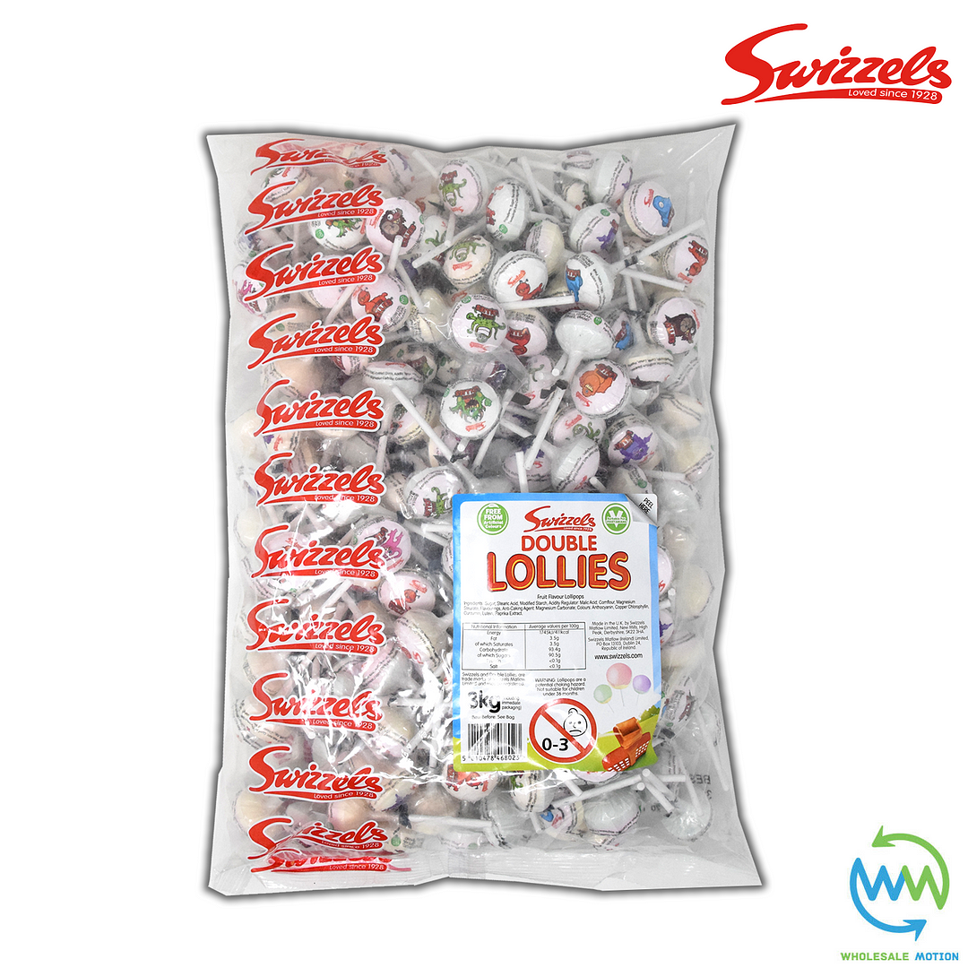 Swizzles DOUBLE LOLLIES Fruity Individual Wrapped SWEETS Retro CANDY FRUIT Lolly