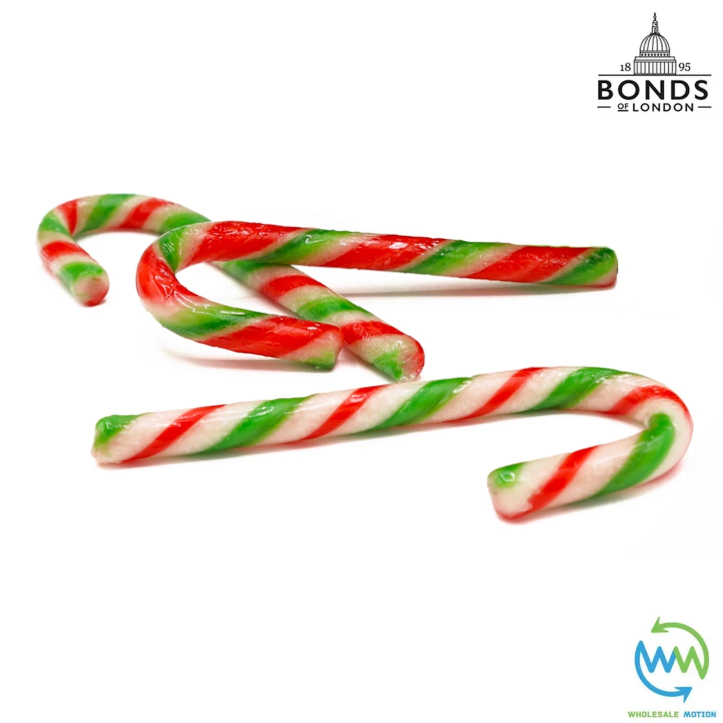 12 Pack CANDY CANES Christmas PEPPERMINT Flavour RETRO SWEETS Xmas Mint UK