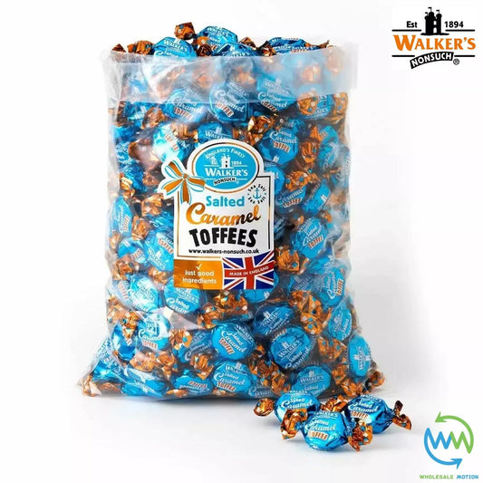 Walkers Nonsuch SALTED CARAMEL TOFFEES Retro PICK N MIX SWEETS CANDY Party Bag Traditional Snack