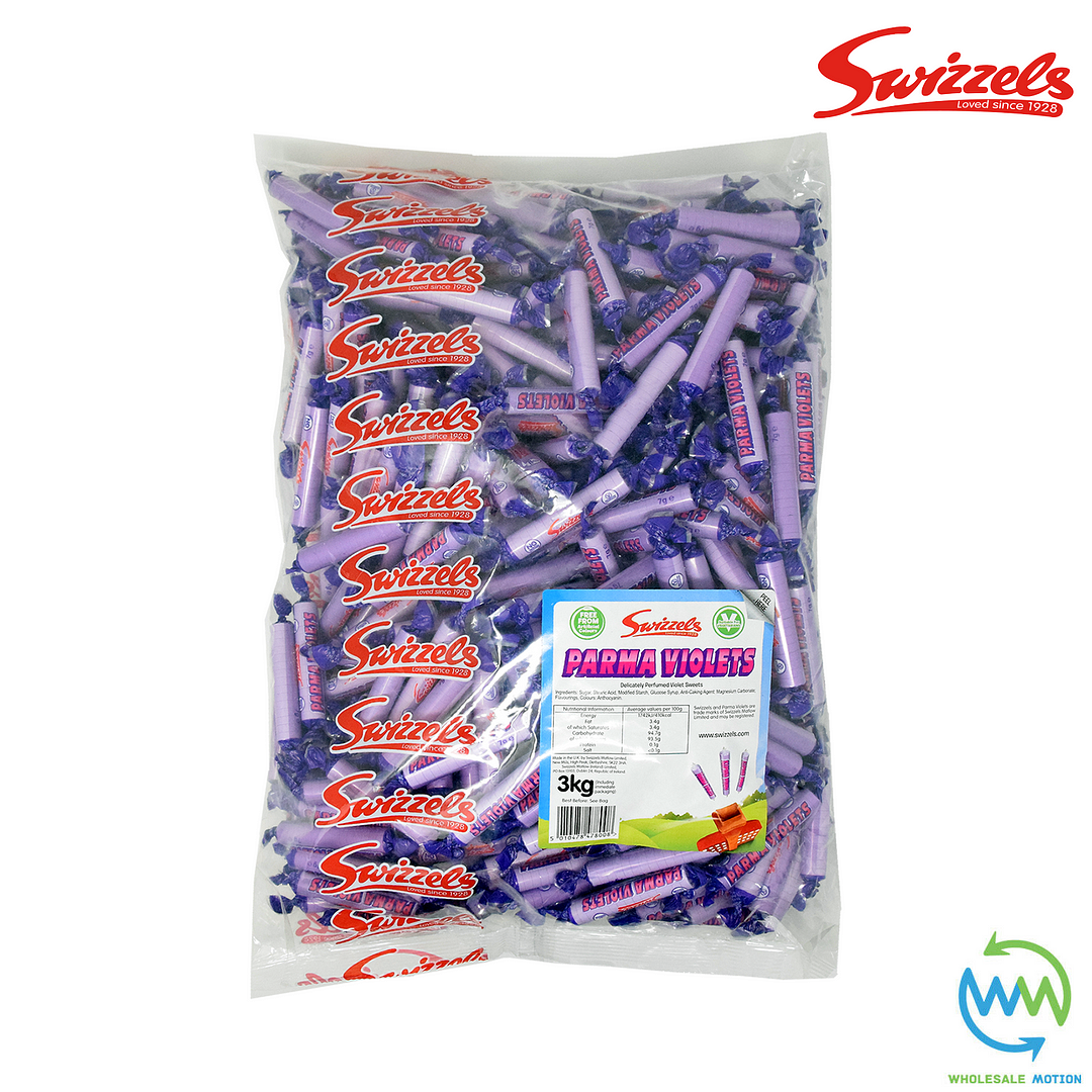 Swizzles PARMA VIOLETS Individual Wrapped 7g SWEETS DISC Retro CANDY Kids Party