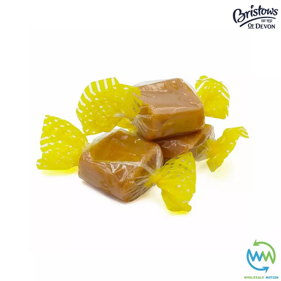 Bristows Of Devon VANILLA FUDGE Classic Wrapped INDIVIDUAL Portion SWEET Party