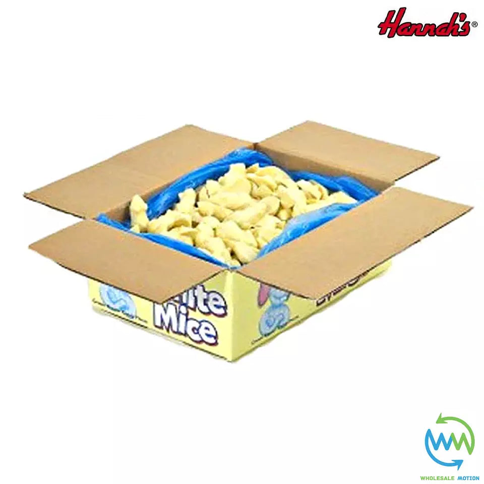 Hannah's WHITE MICE Chocolate PICK N MIX Novelty Party Bag Fillers UK Cream Milk Wedding Gift Candy Treat