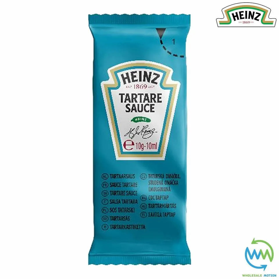 HEINZ TARTARE SAUCE Sachets 10g 10ml PACKS Individual Single Portion SACHET Fish