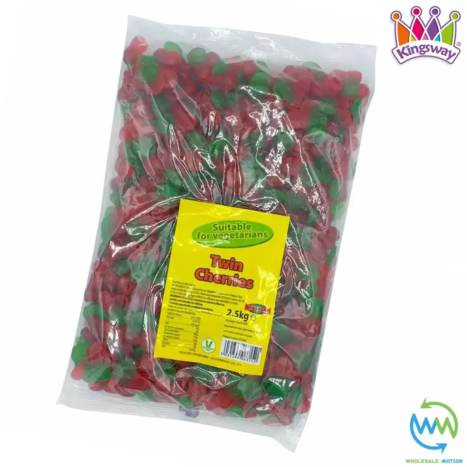 Kingsway Mega Value Vegan Twin Cherries 2.5kg
