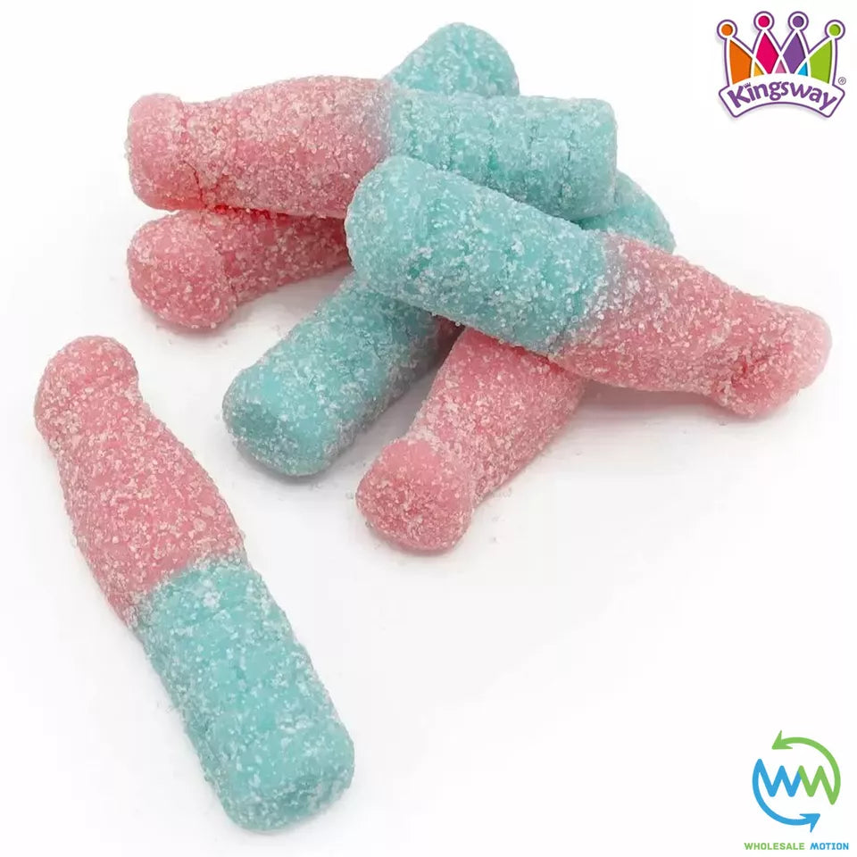 Kingsway Mega Value Vegan Fizzy Bubblegum Bottles 2.5kg