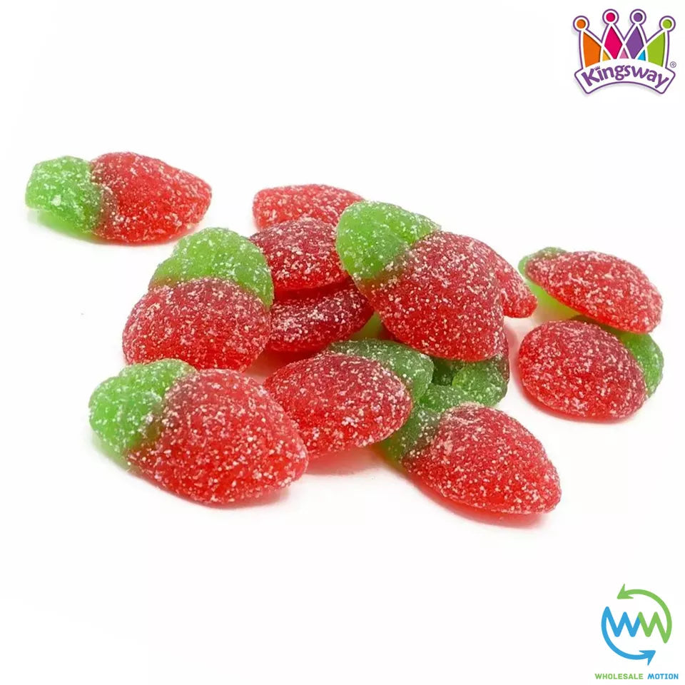 Kingsway Mega Value Vegan Fizzy Strawberries 2.5kg