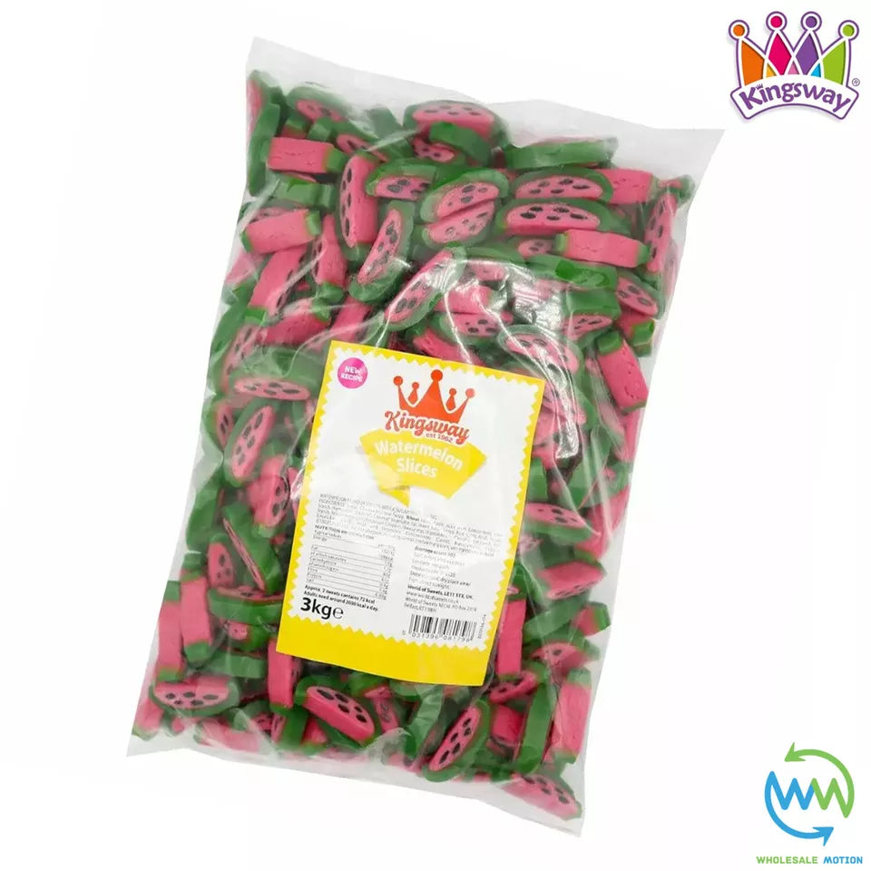 WATERMELON SLICES Sweets GUMMY Candy JELLY SLICE GUMMIES Jellies CANDIES Snack Kingsway PICK N MIX UK