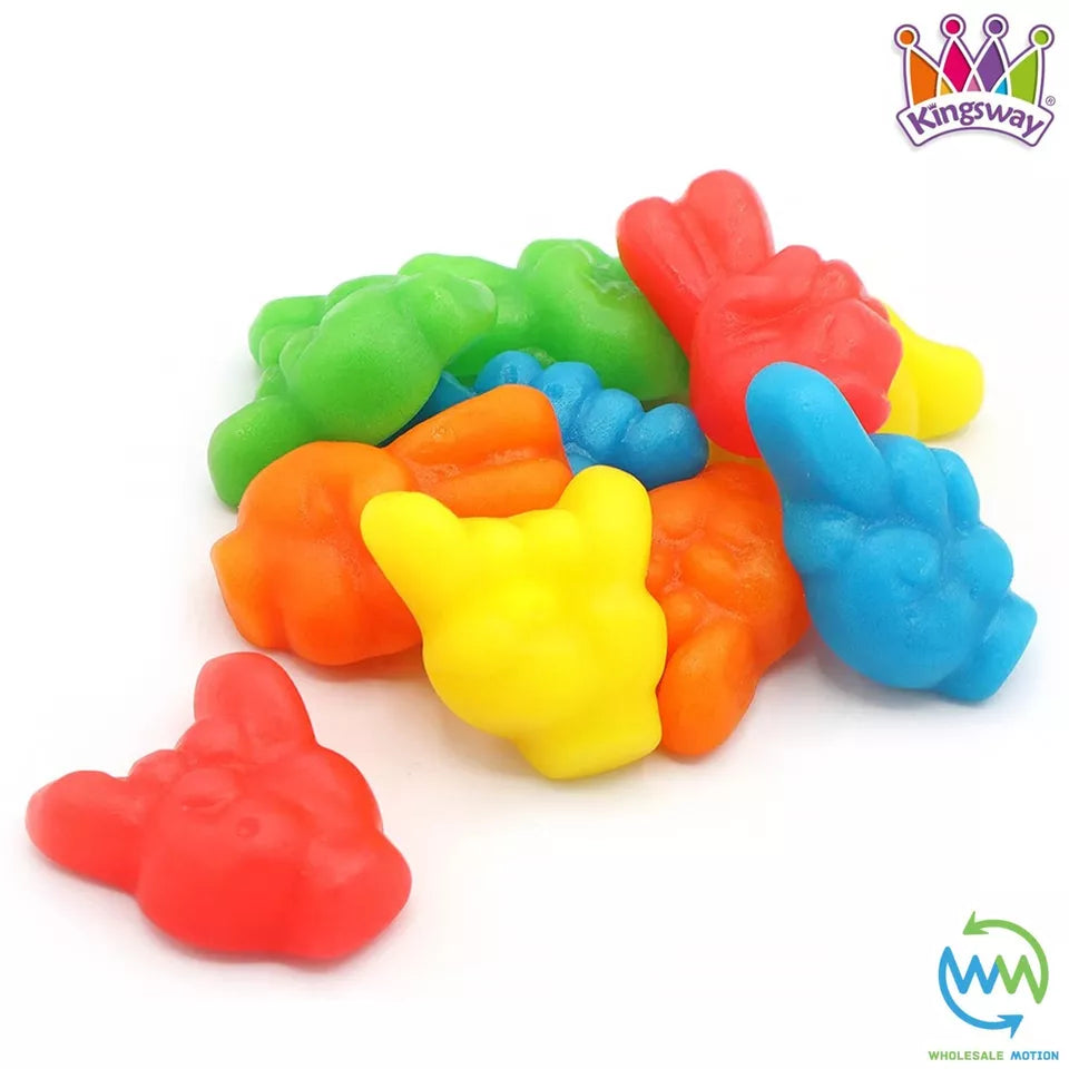 CRAZY HANDS Sweets GUMMY Candy JELLY Gummies JELLIES Fruit Multicoloured Kingsway PICK N MIX Snack Treat